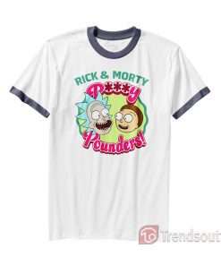 Rick and Morty Pussy Pounders Ringer T-shirt