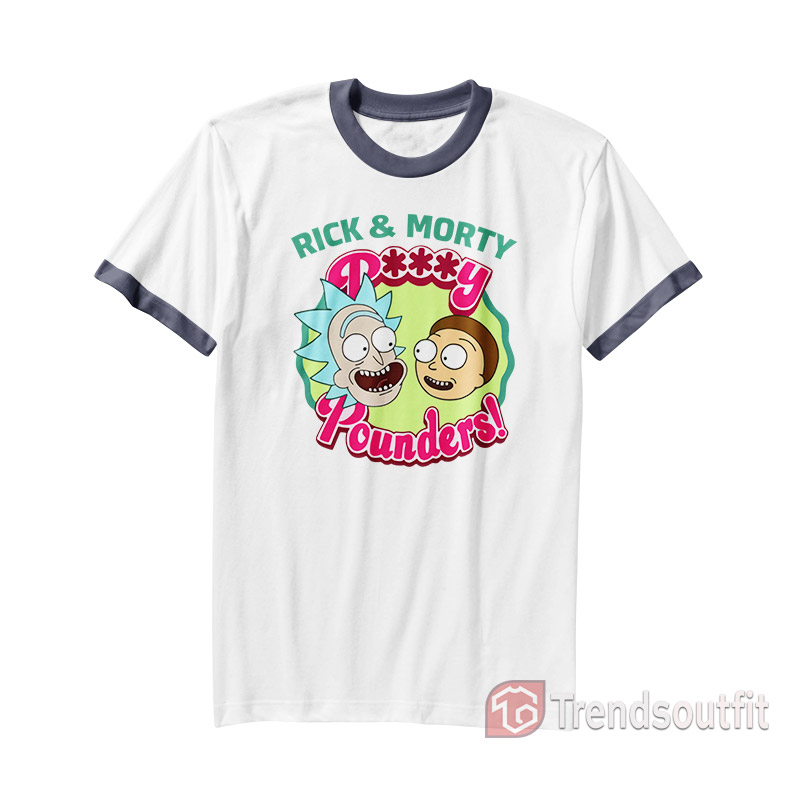 Rick and Morty Pussy Pounders Ringer T-shirt