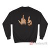 Fuck You Hands Symbol Asap Rocky's Sweatshirt