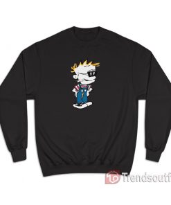 Calvin and Hobbes Spaceman Spiff Sweatshirt