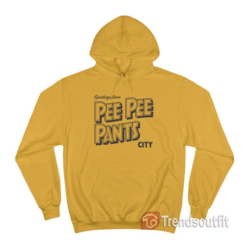 Greetings From Pee Pee Pants City Hoodie The Walking Dead