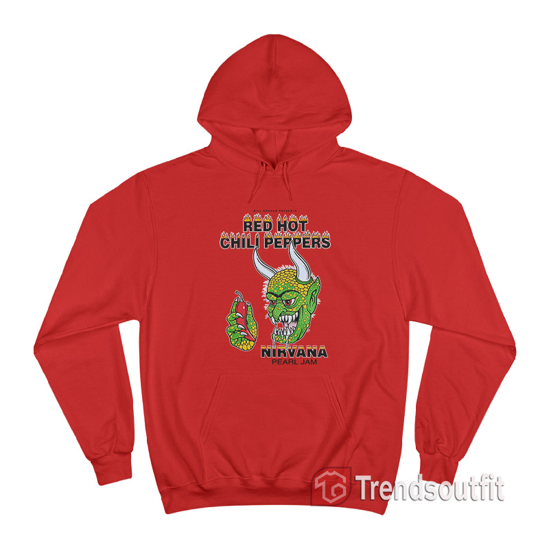 Red Hot Chili Peppers Nirvana Pearl Jam Vintage Hoodie