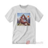 Jesus Crossing Up Satan Basketball T-Shirt