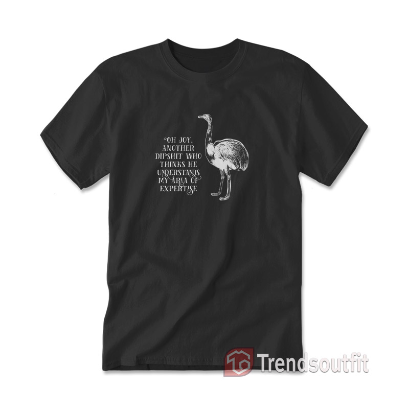 Oh Joy Another Dipshit Who Thinks He Understands My Area Of Expertise T-Shirt
