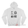Nikola Tesla and Thomas Edison Ac Dc Hoodie