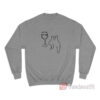 Wine Cat Poorly Drawn Cats Sweatshirt