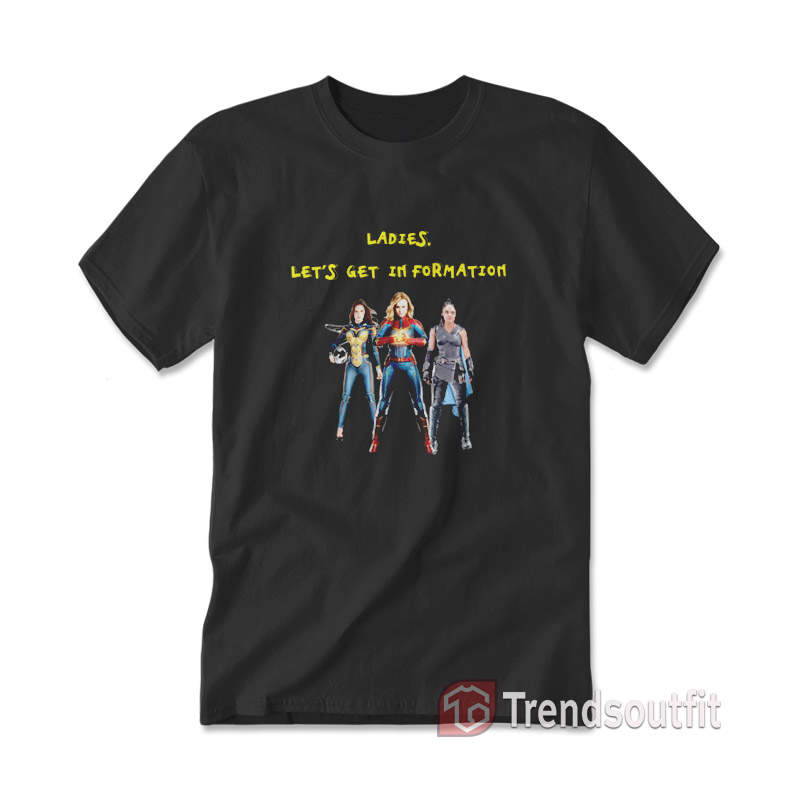 Ladies, Let's Get Information Marvel T-Shirt