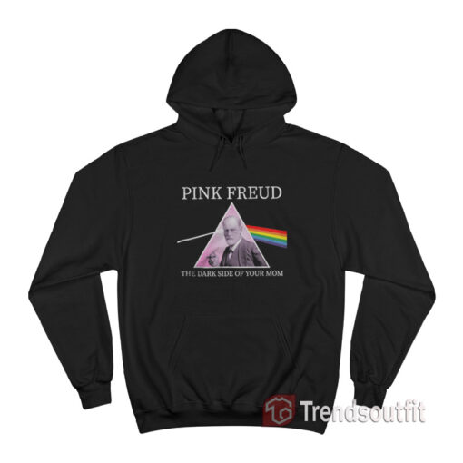 Sweat Pink Freud 'The Dark Side Of Your Mom' – Humour Décalé, Unisexe, Cadeau Fun Pour Fans De Psychanalyse