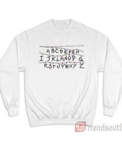 Stranger Things Children's Alphabet Sweatshirt