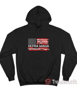 ULTRA MAGA American Flag Hoodie