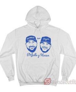El Gallo y Hanser Los Angeles Bleed Los Doyers Hoodie