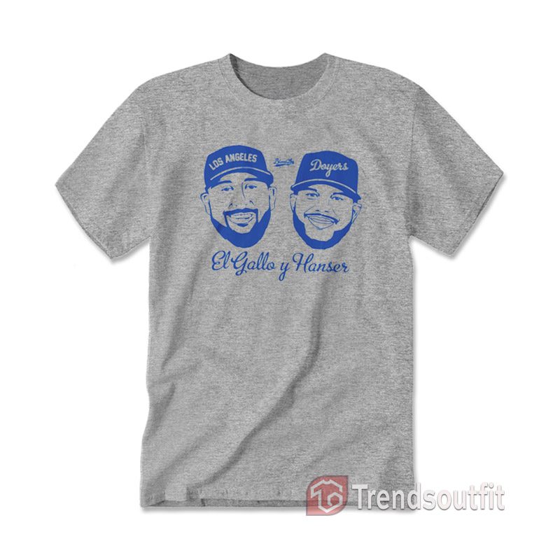 El Gallo y Hanser Los Angeles Bleed Los Doyers T-shirt