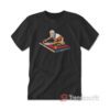 Mattress Mack Houston Sports DJ Spinning Records T-Shirt