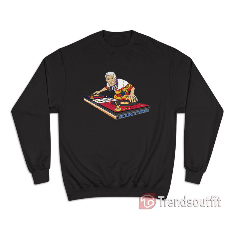 Mattress Mack Houston Sports DJ Spinning Records Sweatshirt