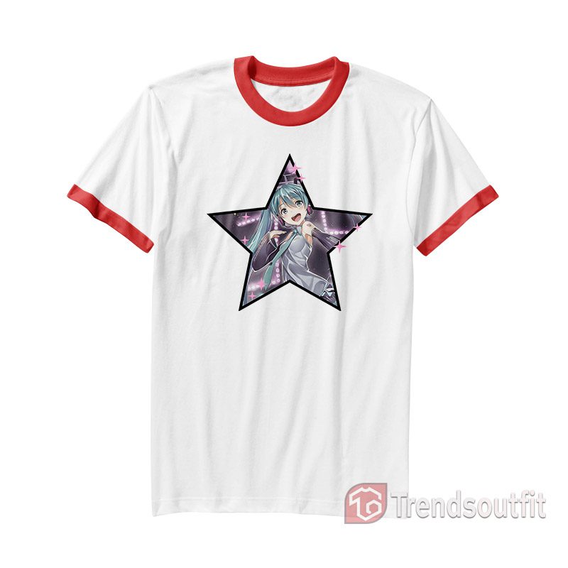 Sieun Stayc Hatsune Miku Ringer T-shirt