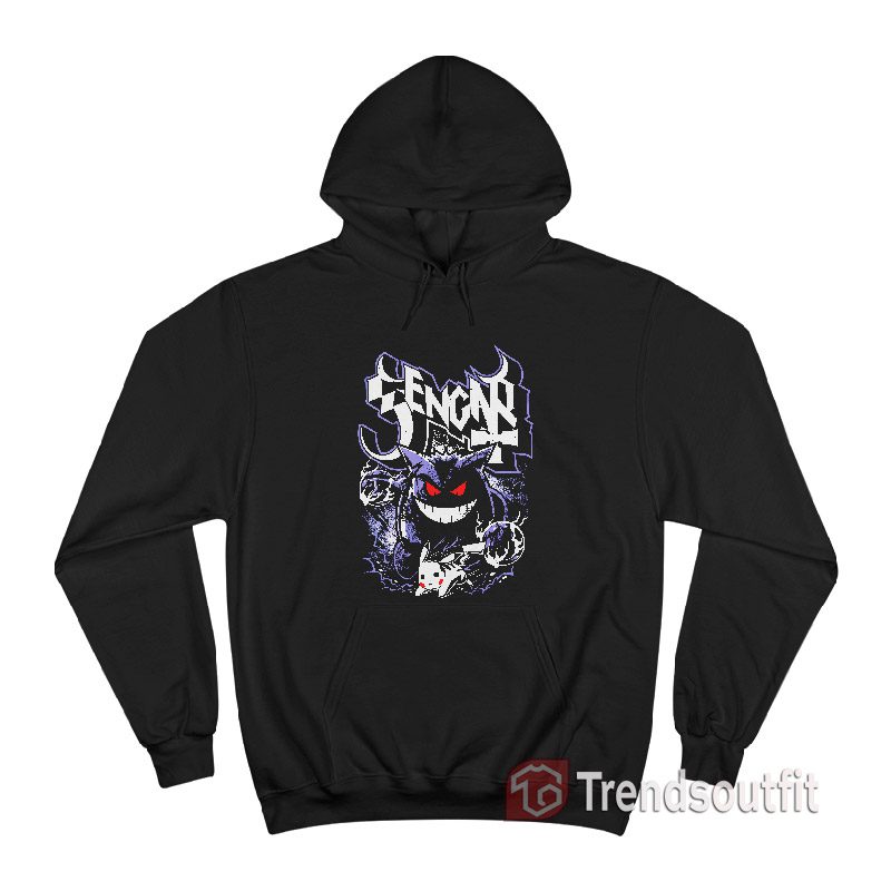 The Shadow Ghost Gengar Pokemon Hoodie