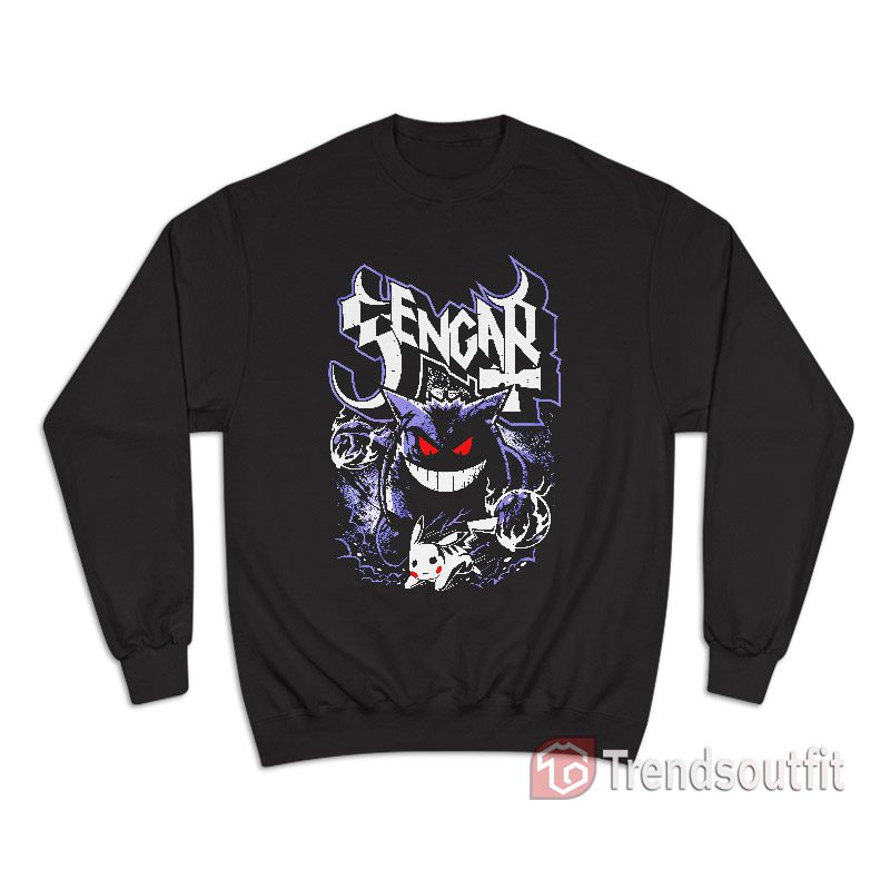 The Shadow Ghost Gengar Pokemon Sweatshirt