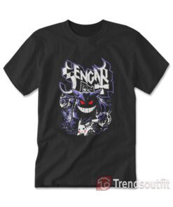 The Shadow Ghost Gengar Pokemon T-shirt