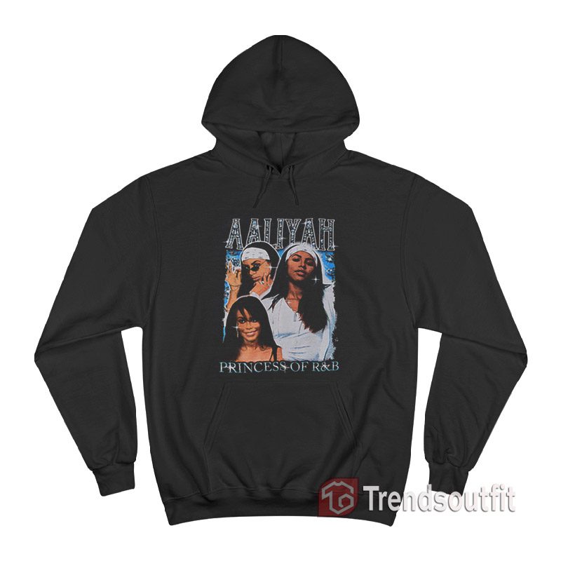 Vintage Aaliyah The Princess of R&B Hoodie
