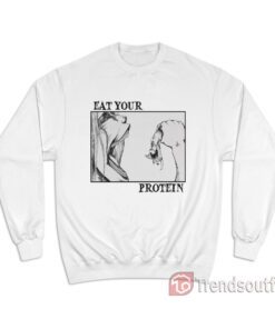Attack On Titan Eat Your Protein Anime Gym Sweatshirt