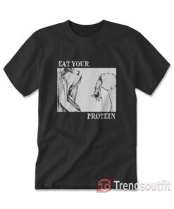 Attack On Titan Eat Your Protein Anime Gym T-shirt