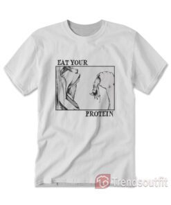 Attack On Titan Eat Your Protein Anime Gym T-shirt