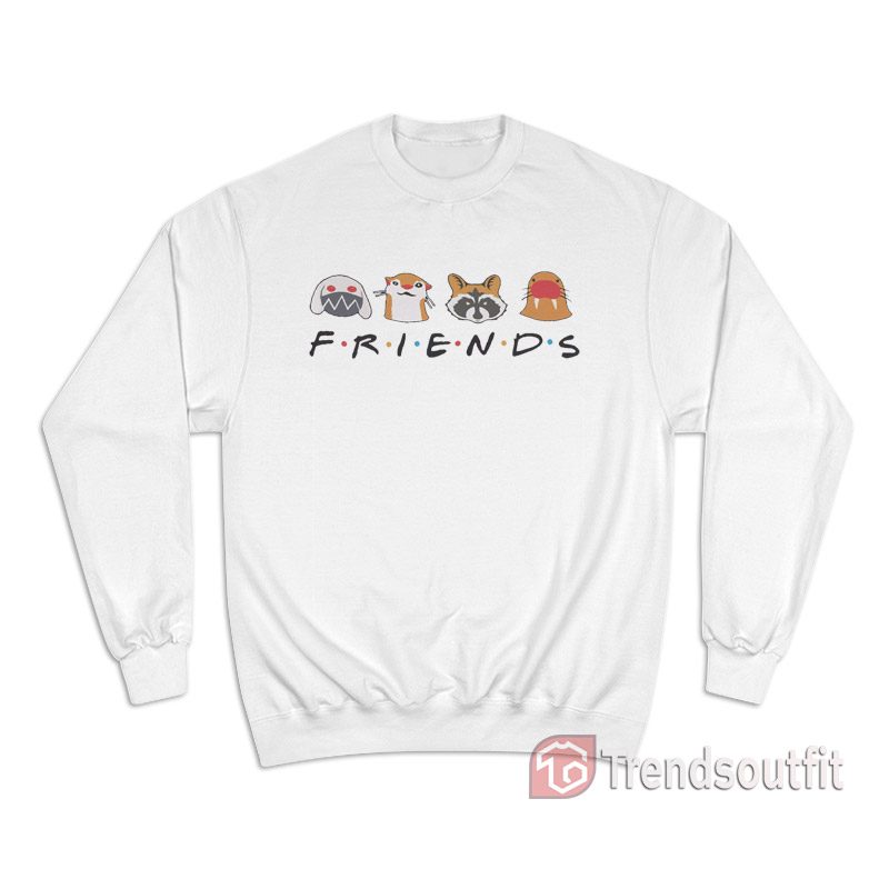 Friends Guardians Of The Galaxy Raccoon And Friends Sweatshirt