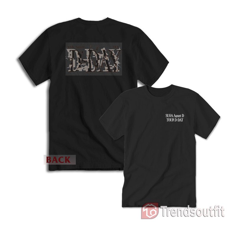 Suga Agust D Tour D-Day T-shirt
