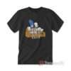 The Simpsons Halloween Skeleton Family on Couch T-Shirt