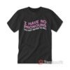 Lance Reddick I Have No Pronouns Do Not Refer To Me T-Shirt