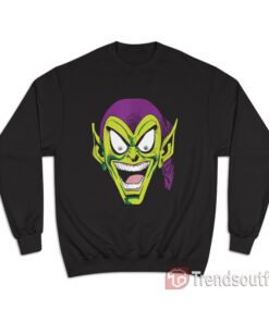Marvel Comics Retro Spider-Man Green Goblin Big Face Sweatshirt