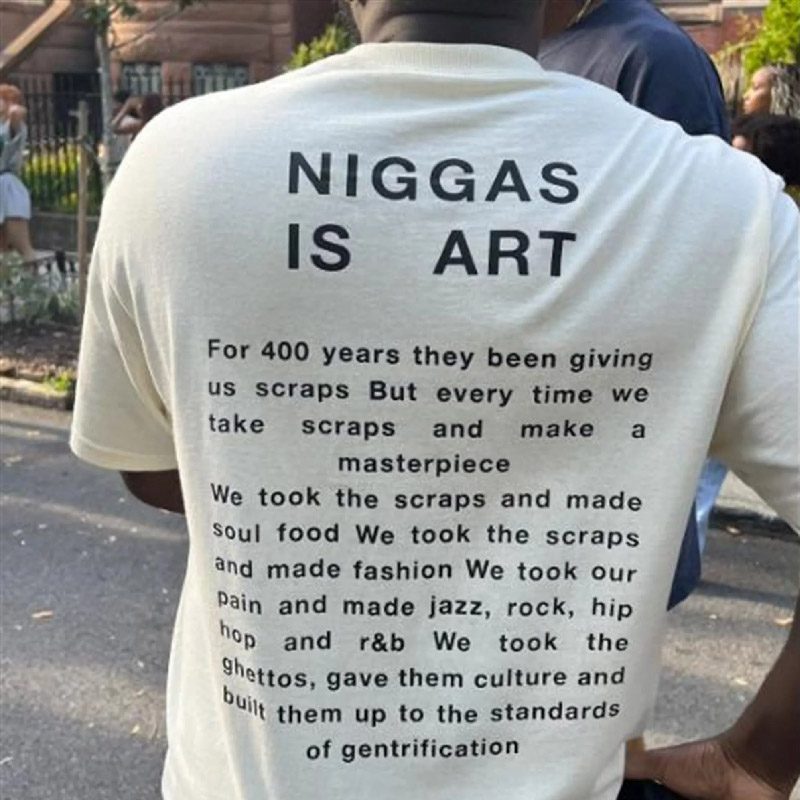 Niggas Is Art For 400 Years They Been Giving Us Scraps T-Shirt