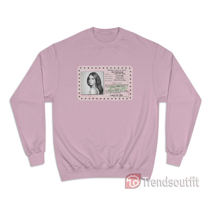 Lana Del Rey Permanent Travel Licence Sweatshirt