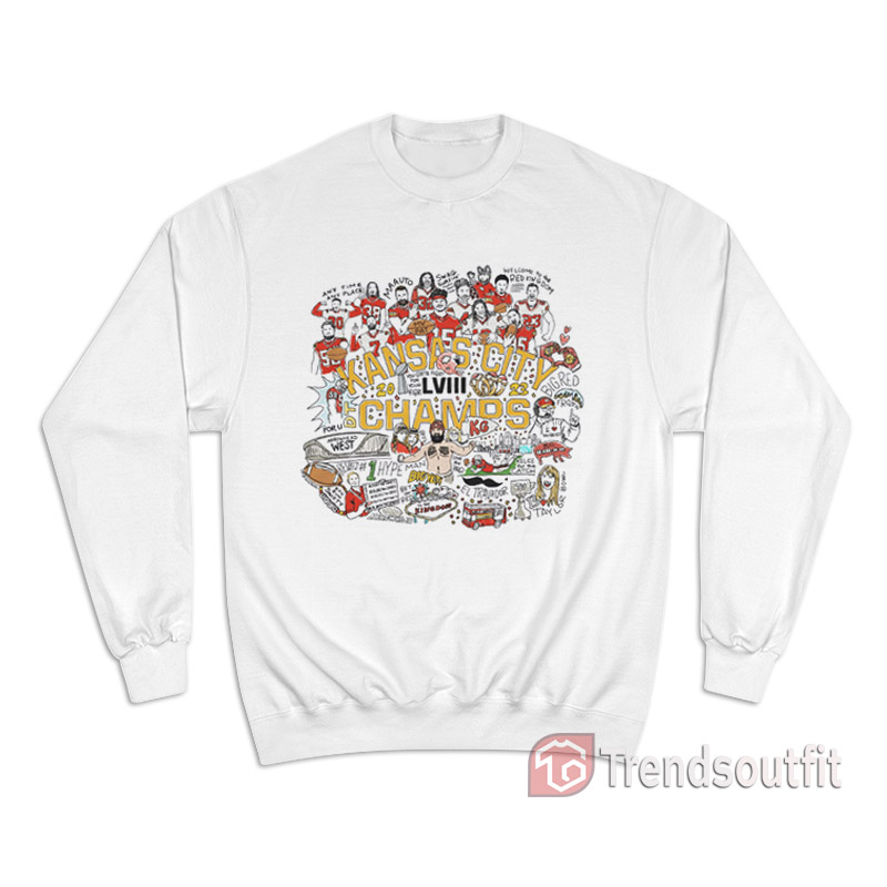 KC Football Champions 2023 Champs Super Bowl Sweatshirt