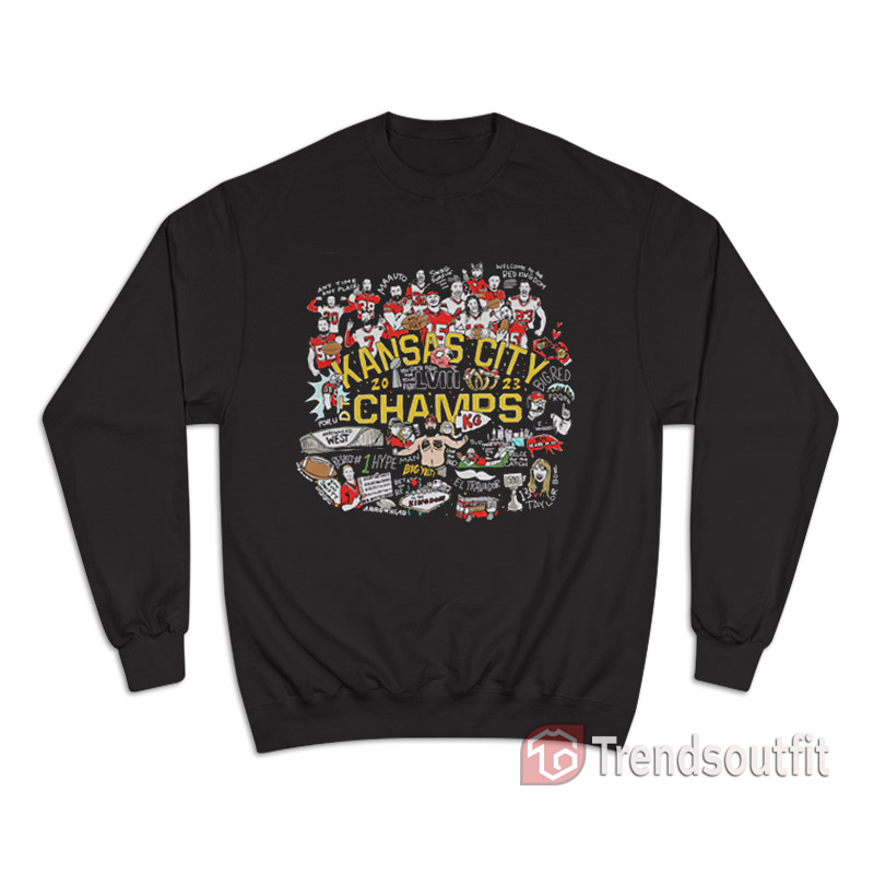KC Football Champions 2023 Champs Super Bowl Sweatshirt