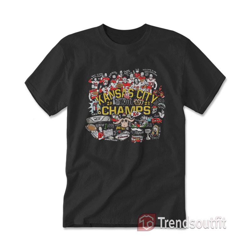 KC Football Champions 2023 Champs Super Bowl T-shirt