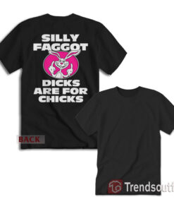 Trix Rabbit Silly Faggot Dicks Are For Chicks T-shirt