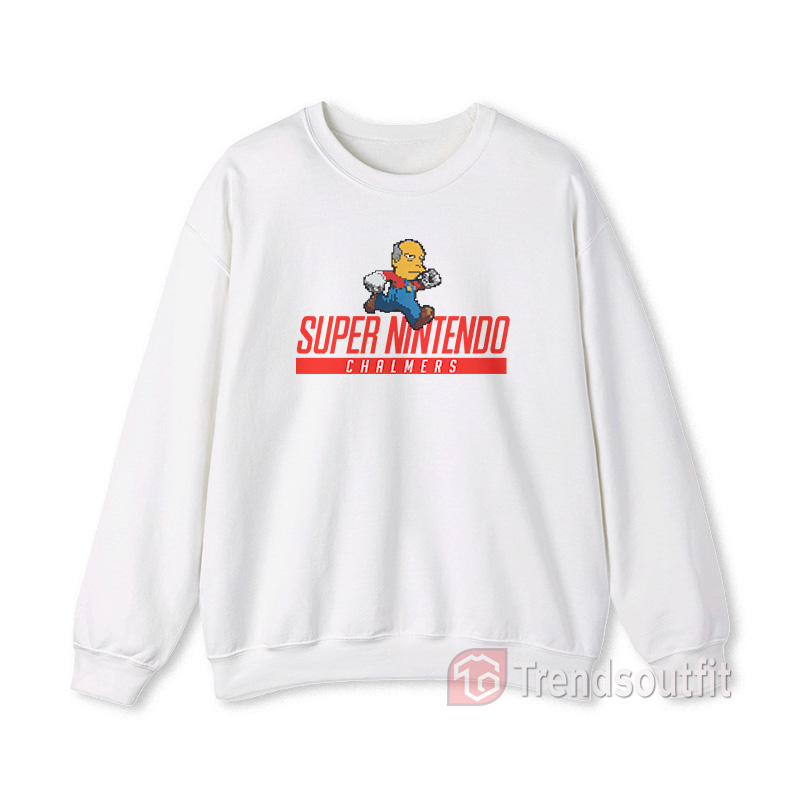 The Simpsons Super Nintendo Chalmers Sweatshirt