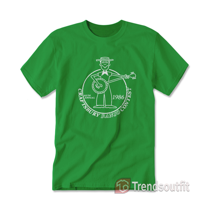 Dusty's Craftsbury Banjo Contest 1986 T-shirt