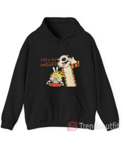 Calvin and Hobbes Smile Together Hoodie