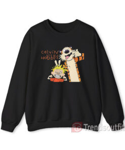 Calvin And Hobbes Smile Together Sweatshirt