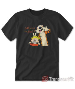 Calvin And Hobbes Smile Together T-shirt