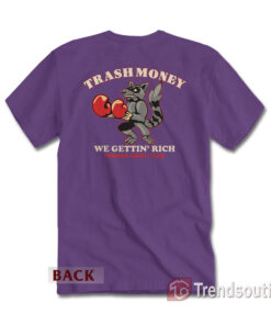 Outer Banks JJ Maybank Pinkies Fight Club Trash Money T-Shirt Back