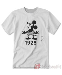 Pharrell Williams Wearing Vintage Mickey Mouse 1928 T-shirt