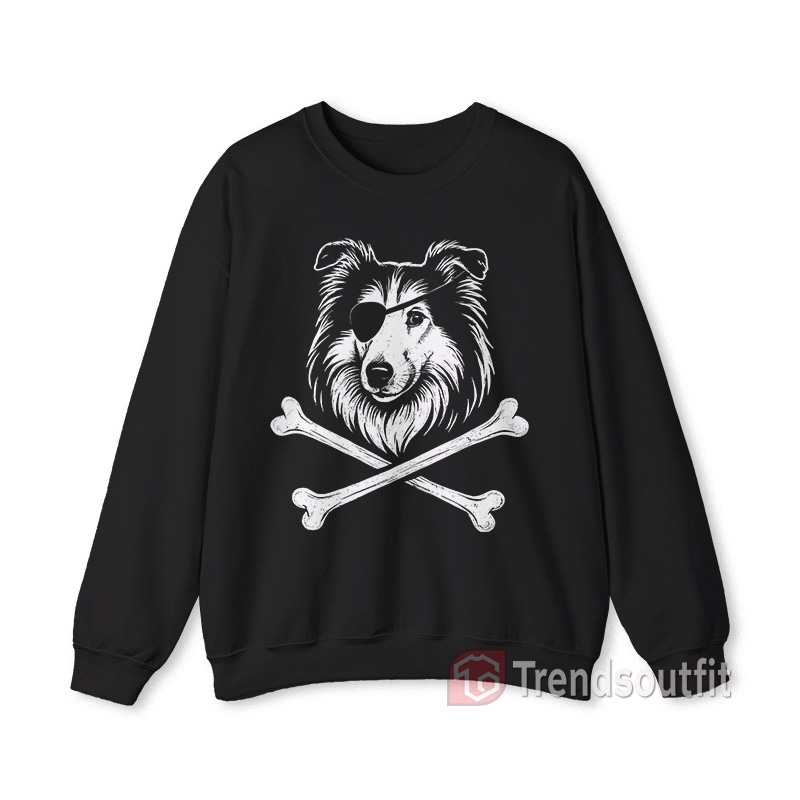 Pirate Reveille Sheltie Flags Sweatshirt