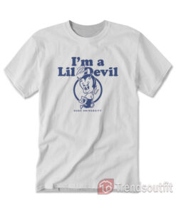 Duke Blue Devils I'm a Lil Blue Devil Duke University T-shirt